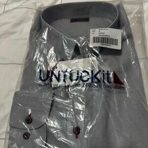 UNTUCKit Light Gray Men's Casual Shirt